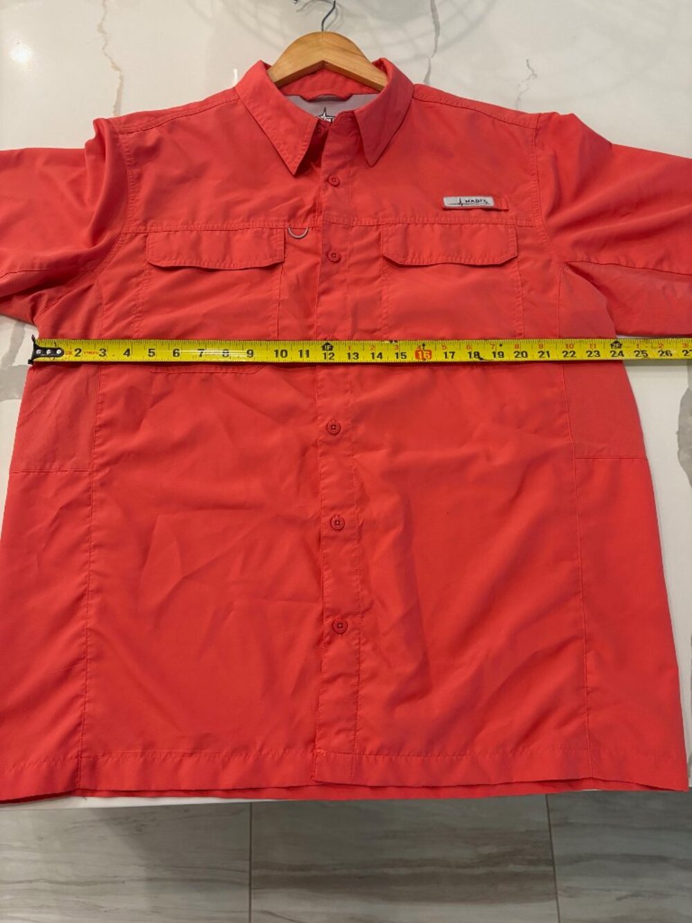 Habit Fishing Shirt Mens Large Red